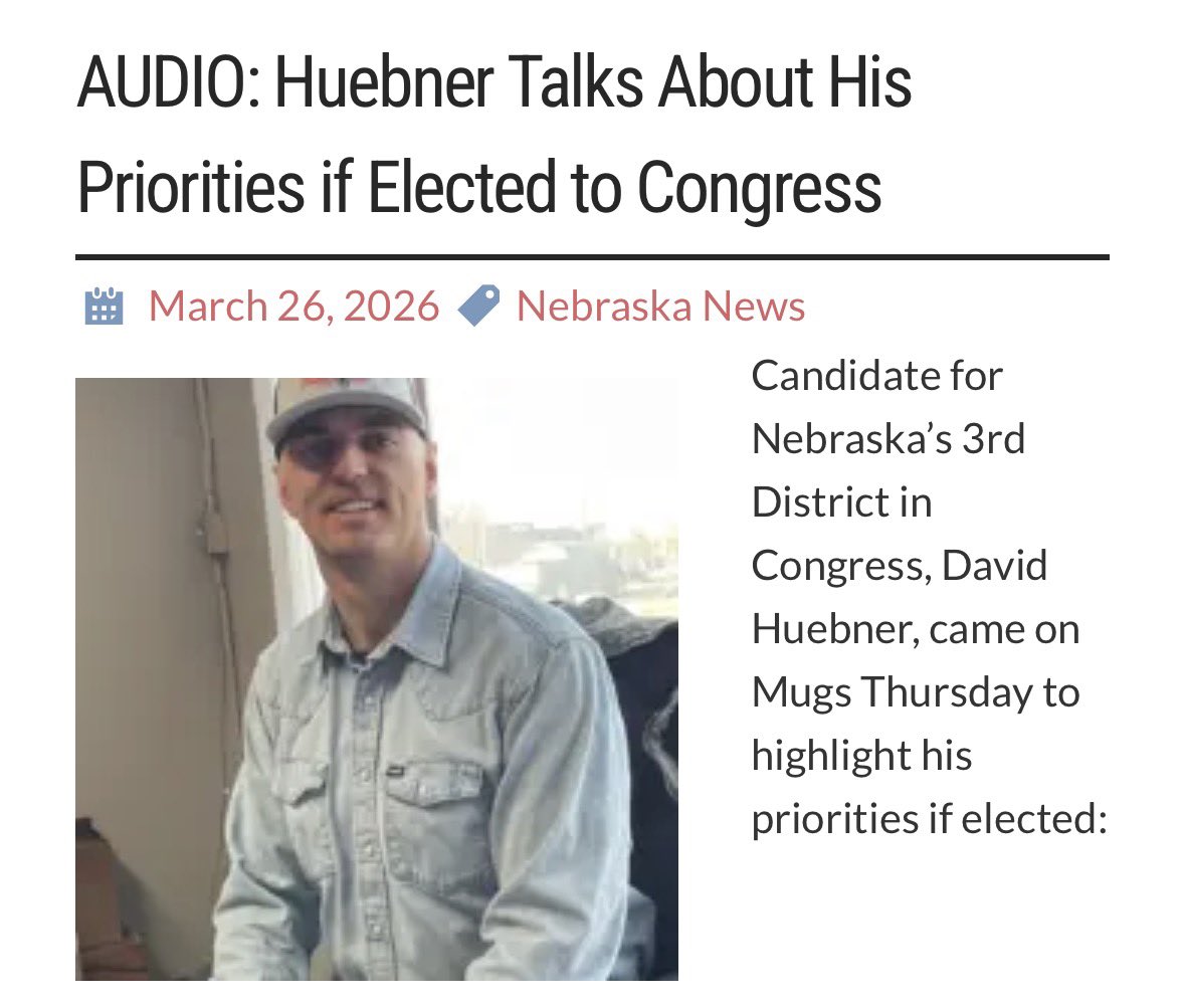 David P. Huebner tweet media