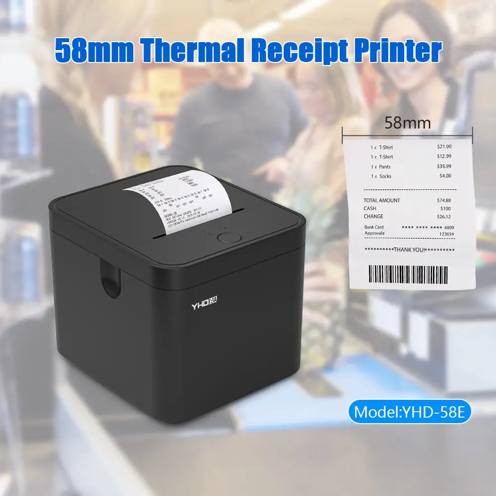 Yuhengda2023's tweet photo. YHD-58E receipt printer: compact, fast, and ESC/POS compatible. Ideal for retail, logistics & mobile POS use.
๐ฉ sales@yhdaa.com
๐ https://t.co/IhxgczL2dw
#yhd58e #thermalprinter #receiptprinter #posprinter #retailtech #logistics #mobilepos #barcodeprinting https://t.co/BUKVUB4rxW