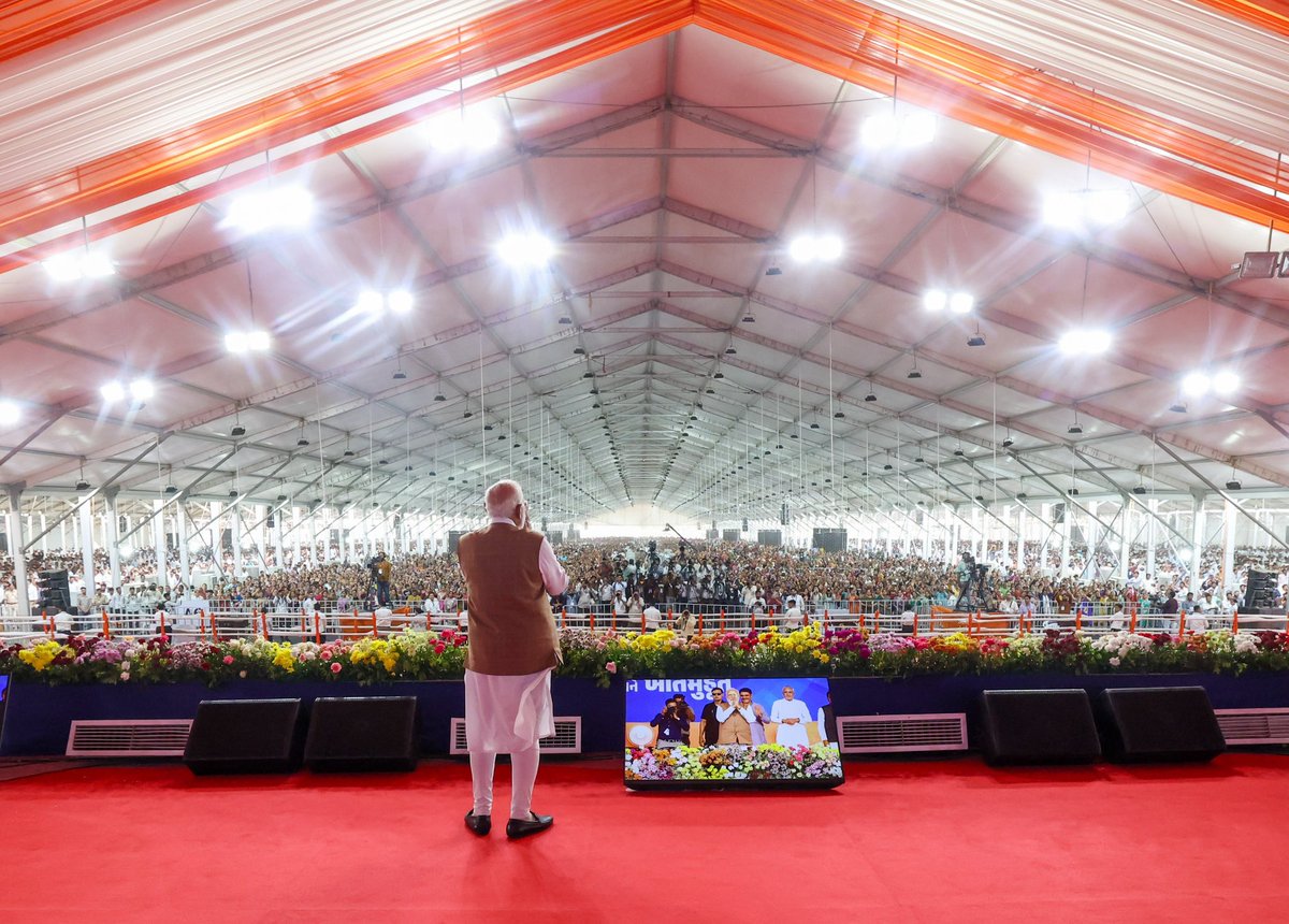 The newly created Vav–Tharad district is moving forward with a new wave of development and prosperity. 

Hon’ble PM Shri <a href="/narendramodi/">Narendra Modi</a> Ji dedicated and launched development projects worth more than ₹19,800 crore.