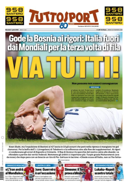 Buongiorno, ecco le prime pagine di oggi: “Tutti a casa”, “Tutti a casa!”, “Via tutti!” 🌞 #1aprile