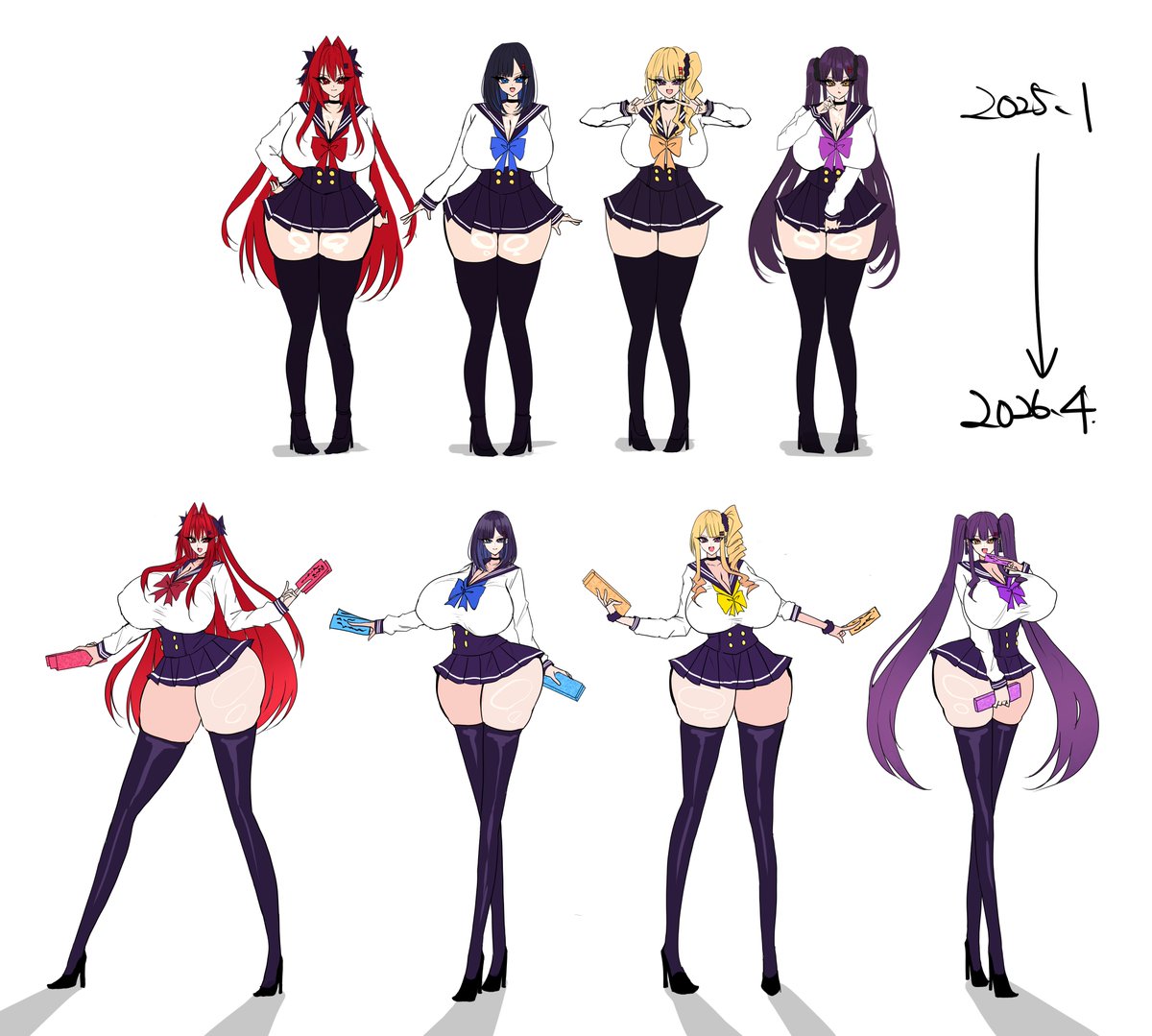 毎回 繁殖交尾 敗北異種エロ絵🔞描いてるもんだから
1年ちょっとで さらに狙われそうな身体になった 脚よ… 