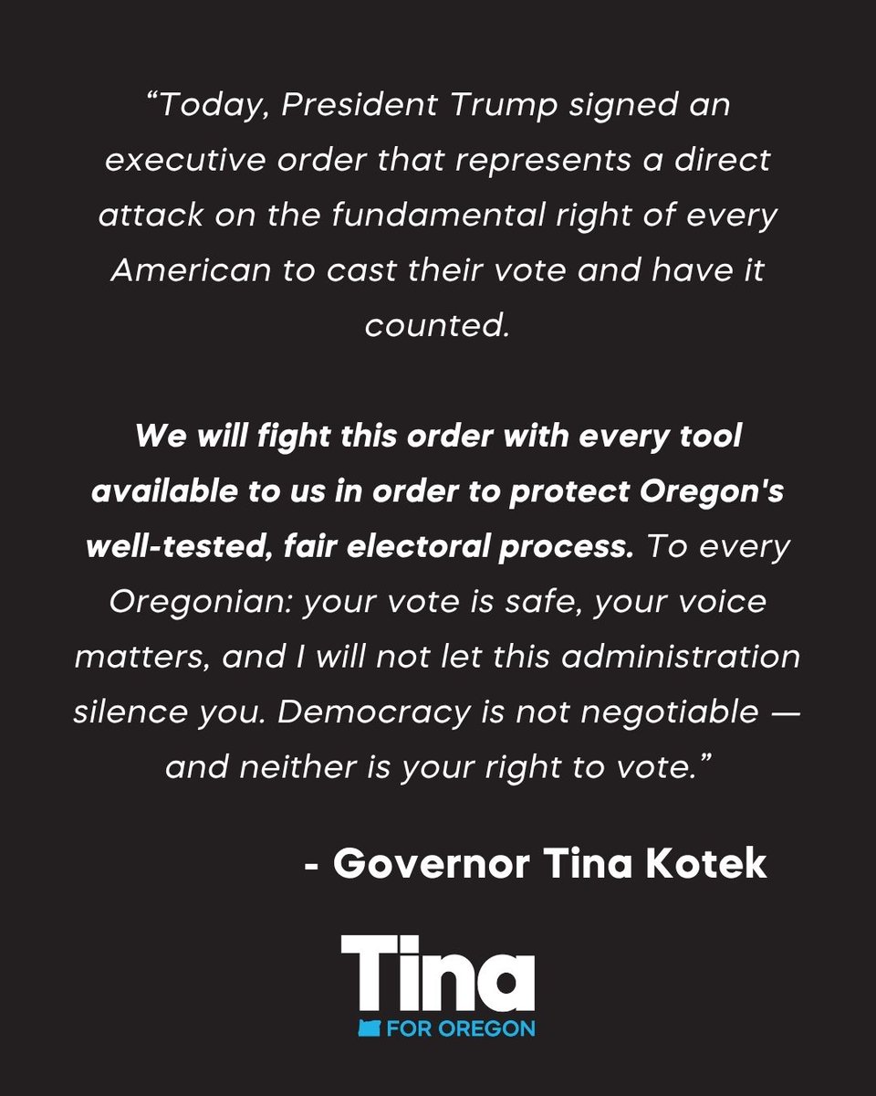 Tina Kotek tweet media