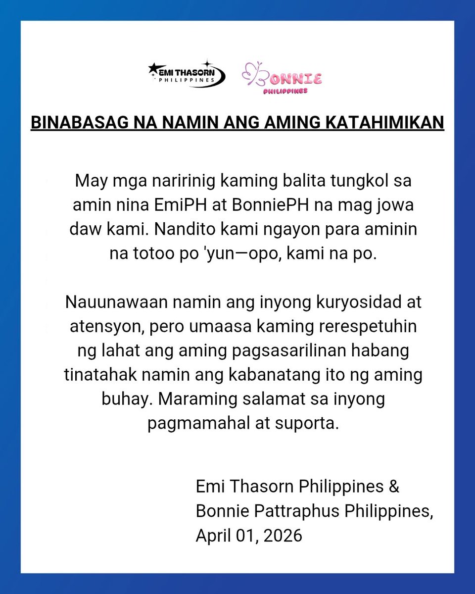 Emi Thasorn Philippines tweet media