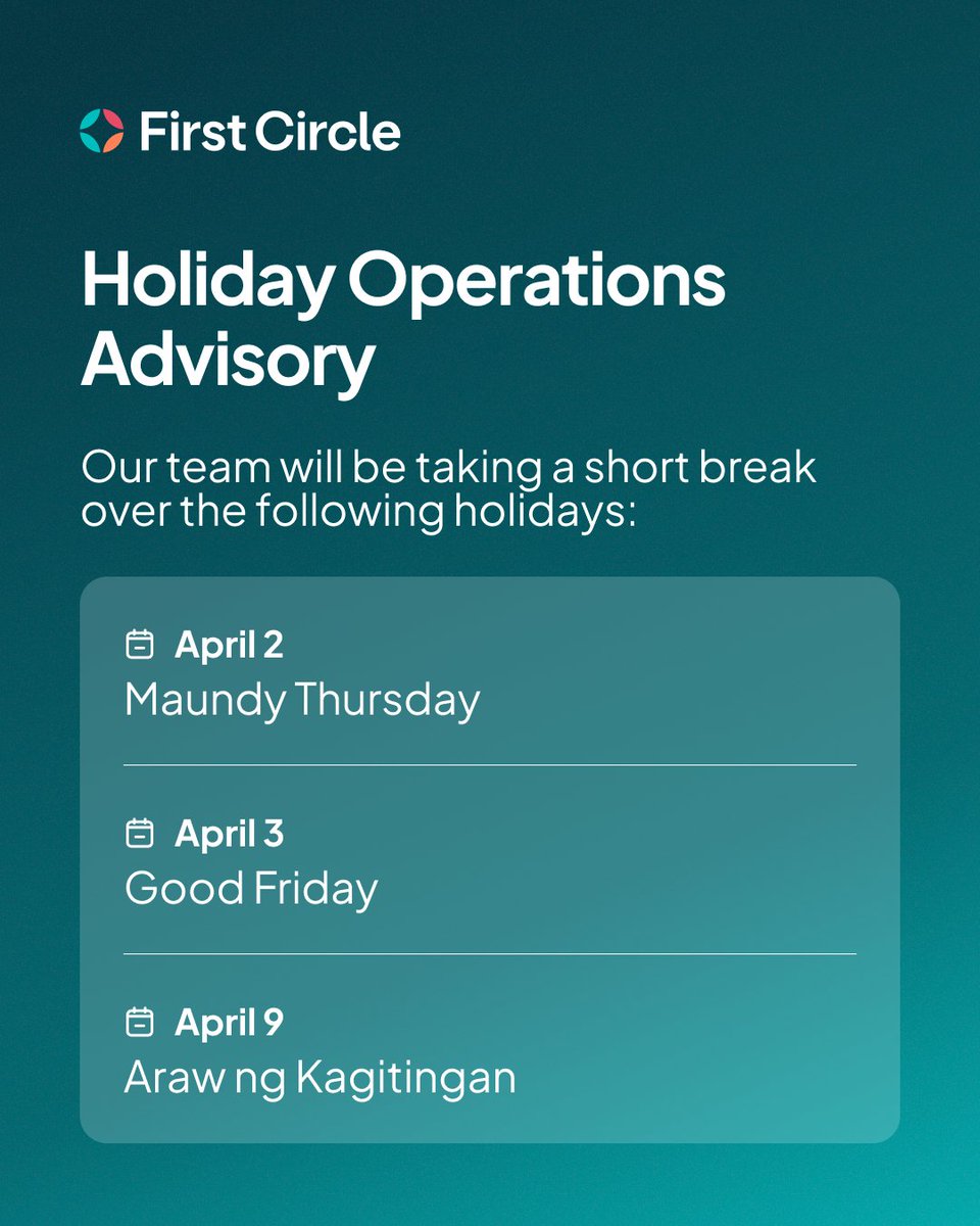 First Circle tweet media
