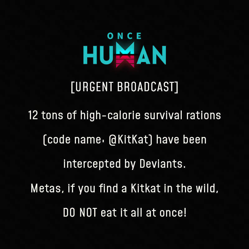 Once Human tweet media