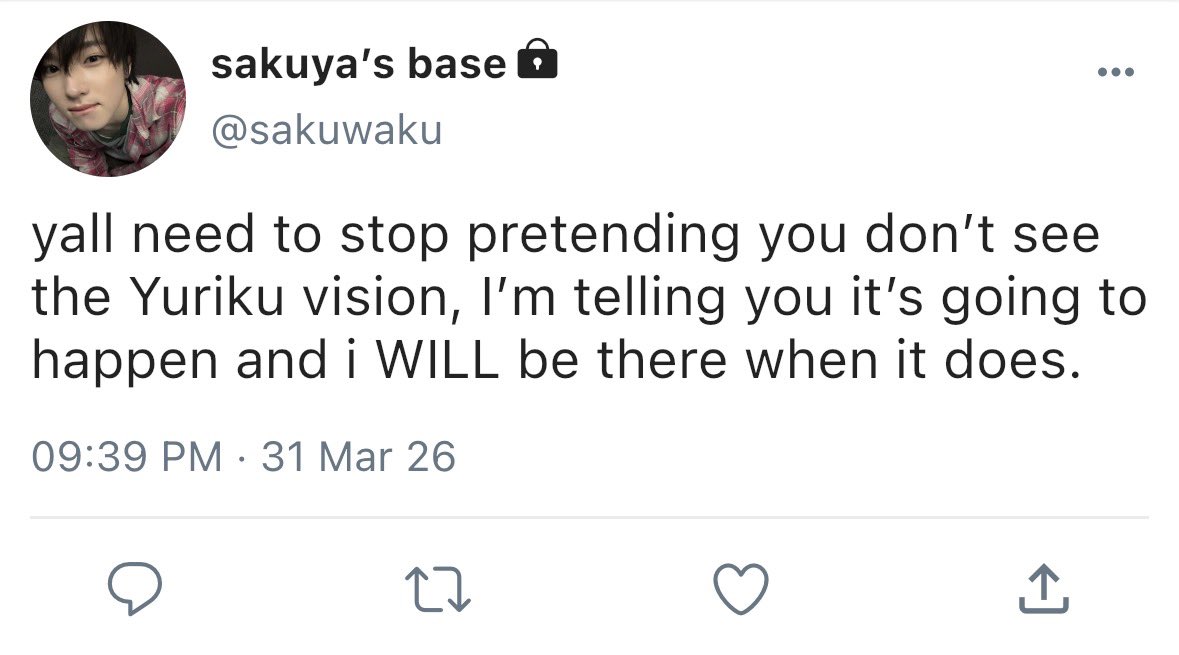 yuzikuls's tweet photo. a #yuriku au

where sakuya is a big shipper of his two friends yushi and riku, he ends up writing an ao3 fic of them only for it to gain more attraction than he was expecting. https://t.co/O2LhrLCBaq