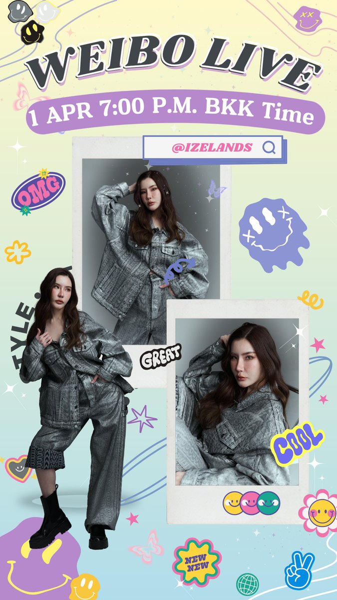 Izelands_trend's tweet photo. 🗓️ 1 April 2026, ✨ วันนี้บอสขาคนสวยมีไลฟ์ Weibo หนึ่งทุ่มตรงน๊าา

For real, no April Fools' joke! Come say hi!🤗

🦭🤍 Baby boss Weibo Live 7 pm. Bkk Time
🔗 https://t.co/0HRVreZxig

・𐙚ॱ˚ #izelands ･ᗢ･ https://t.co/TVX5ISo0vi