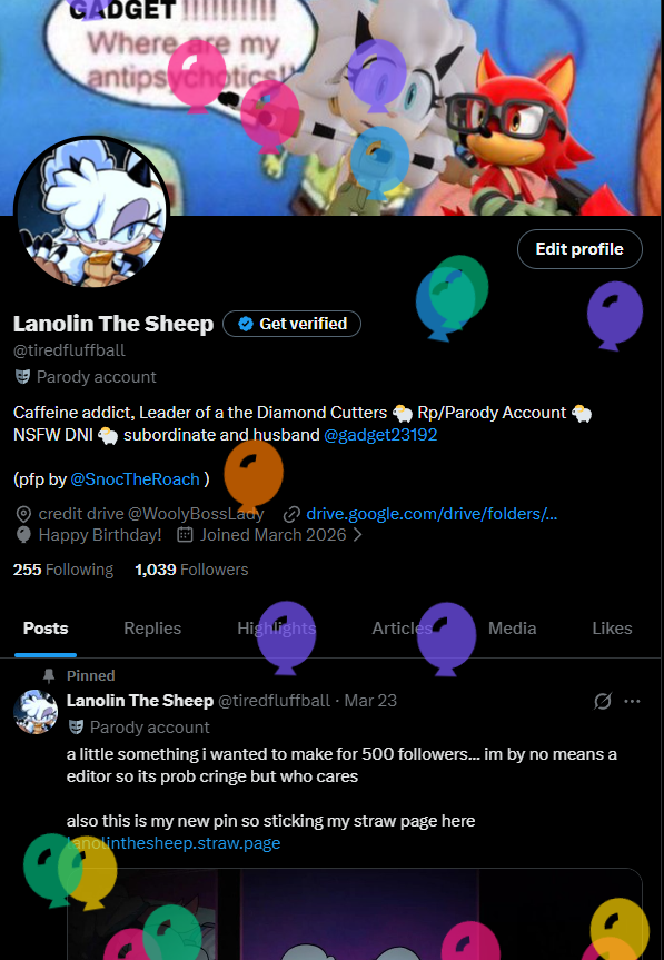 Lanolin The Sheep tweet media