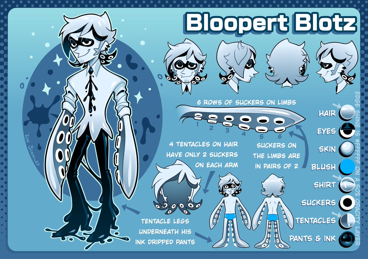 🌱🦑Meet my Piranha Plant &amp; Blooper gijinkas:
Jawssica Snaps &amp; Bloopert Blotz!

Back in November 2018, I designed a gijinka design for a Piranha Plant. Fast forward to now, I am still very fond of it. I wanted to revisit her &amp; design a Blooper companion.  Stay tuned for more!✨