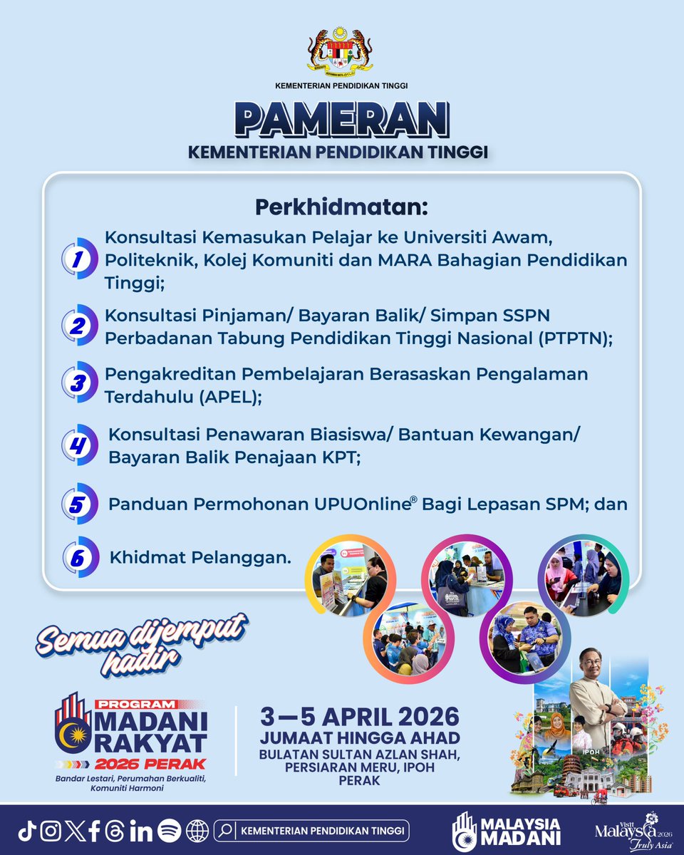 Kementerian Pendidikan Tinggi tweet media