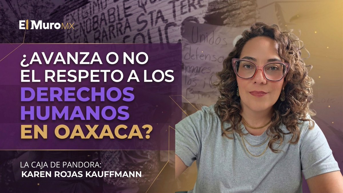 #OPINIÓN |
Karen Rojas Kauffmann 🖋

¿Sabías que #Oaxaca es el lugar más peligroso de México para defender la vida y el territorio?

🔥📣 Durante los tres años del gobierno morenista de #SalomónJara,  se han registrado 166 eventos de violencia contra defensores, según un informe