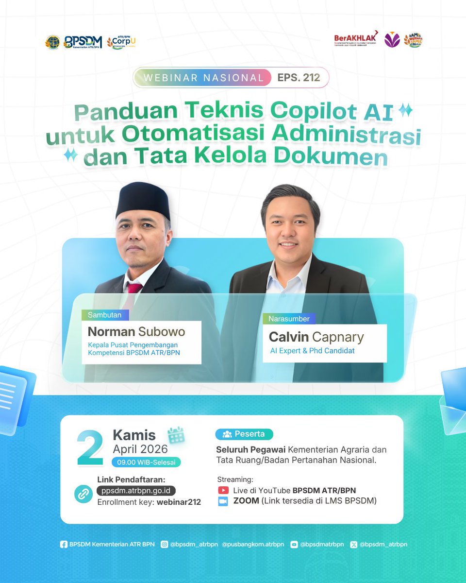 BPSDM Kementerian ATR/BPN tweet media