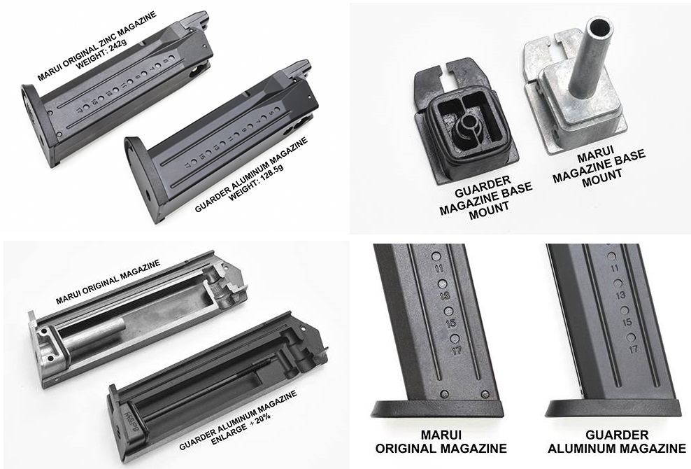 GuarderCO's tweet photo. MARUI M&amp;P9/M&amp;P9L
鋁合金輕量化彈匣
上市中！
番號：M&amp;P9-28(BK) https://t.co/LhAhXKJtlh