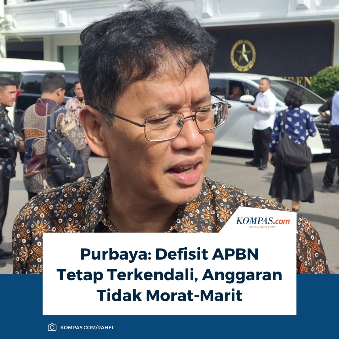 kompascom's tweet photo. โDefisitnya terkendali dan anggarannya tidak morat-marit. Kita kendalikan dengan baik semuanya dan kita sudah hitung sampai dengan akhir tahun,โ jelas Purbaya.
Baca di sini: https://t.co/QwgGA6qF0d
~TR #Purbaya #DefisitAPBN https://t.co/5kQOrSDYbr