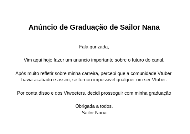 Sailor Nana 🩸 REDEBUT 10/04 tweet media