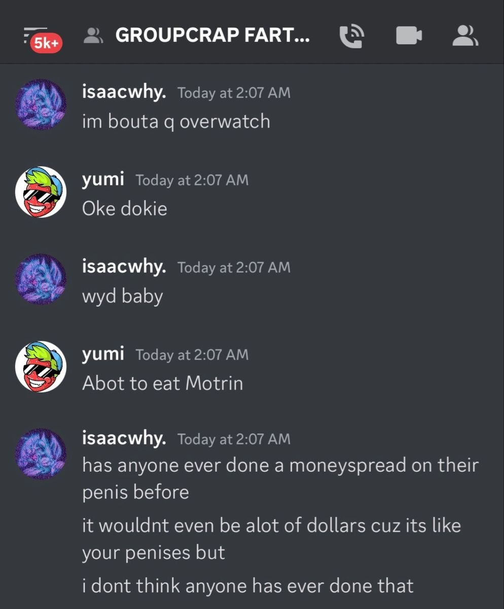 Discord Messages With Threatening Auras tweet media