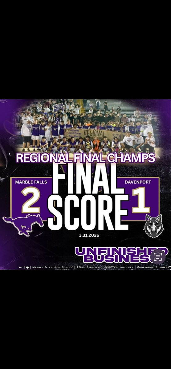 MFTXBOYSSOCCER's tweet photo. Regional Champs!!! @MFHS_Principal @MFHSGirlsSoccer @MFHSports @MFHS_AD https://t.co/m0OHH6gdr6