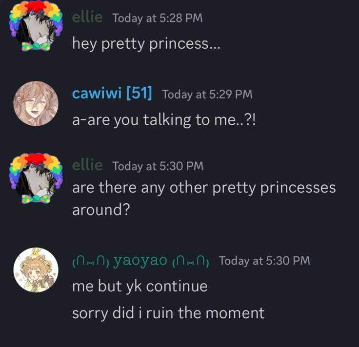 Discord Messages With Threatening Auras tweet media