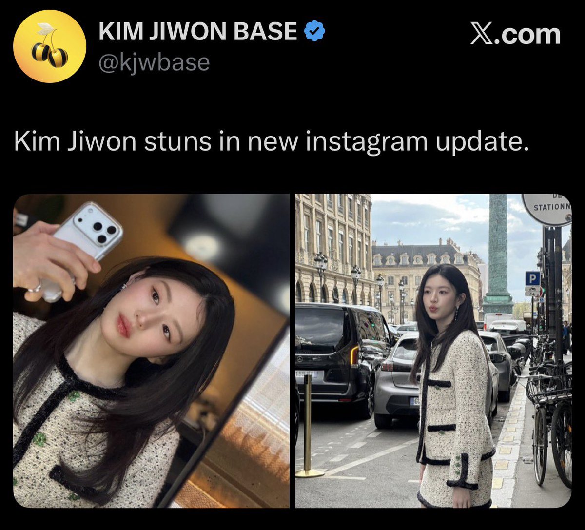 bbyyoongg's tweet photo. Wait this is so cute 🥹

kim jiwon base 🤝 go younjung base https://t.co/tPyBHQTEWQ