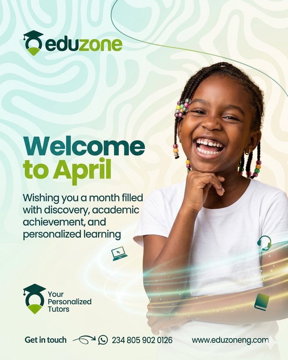 officialeduzone's tweet photo. Happy New Month 🎉🎉🎉🎉🎉

#april2026 
#newmonth
#eduzone #onlinetutorsuk  #onlinetutorsukexpertsassignments https://t.co/XpwcXmtvfj