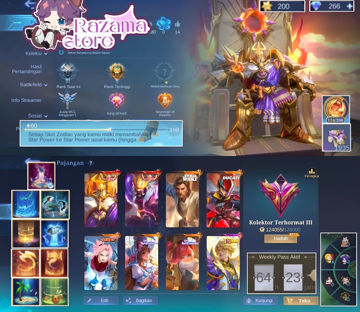 razama store || @ mt after dm || fsr wa di bio tweet media