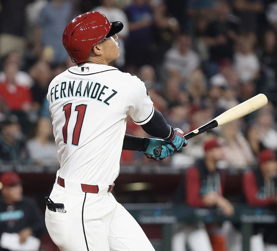 phxlogan's tweet photo. The only players in Diamondbacks history age 22 or younger with at least 3 hits and 2 HR in a game:

Justin Upton (2009, 2010)
Corbin Carroll (2023)
JOSE FERNANDEZ (tonight)

We will never forget the Jose Fernandez game 😤 https://t.co/HiA6qBM4G6