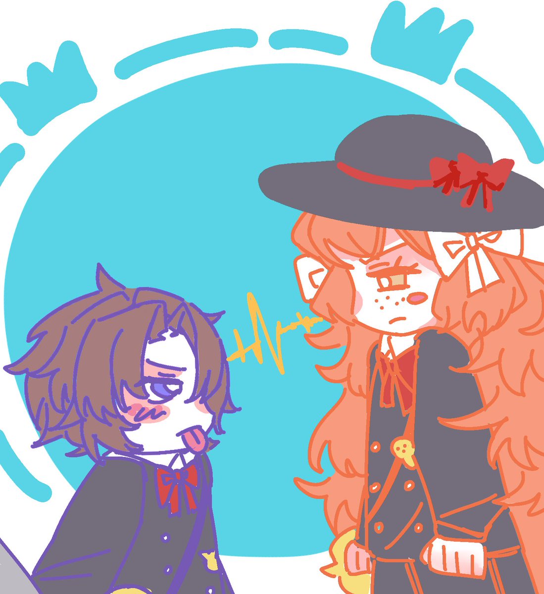 流淌之雨黄昏黑叉版 tweet media