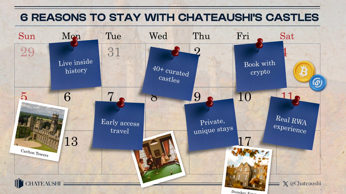 Some stays are just trips. Others become stories you carry for life. 🏰

With #Chateaushi, you visit &amp; live inside castles. From handpicked historic estates to private, one-of-a-kind experiences, every stay is designed to feel rare, personal, and timeless.

Let's step into the