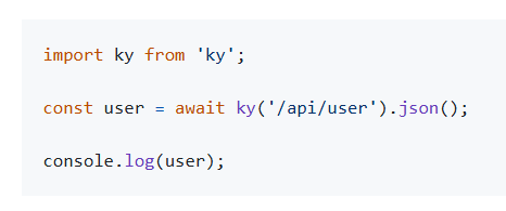 devgauravjatt's tweet photo. 🌳 Tiny &amp; elegant JavaScript HTTP client based on the Fetch API
https://t.co/mMupoj7K1U https://t.co/BYHwlNHUtL