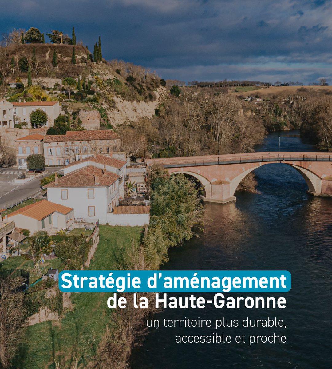 🌍 Une nouvelle stratégie d’aménagement pour la #HauteGaronne adoptée en #SessionHG ✅

👉 Objectif :  garantir des conditions de vie équilibrées, durables et accessibles à toutes et tous, pour une #HauteGaronne + solidaire, durable et proche des habitants.
