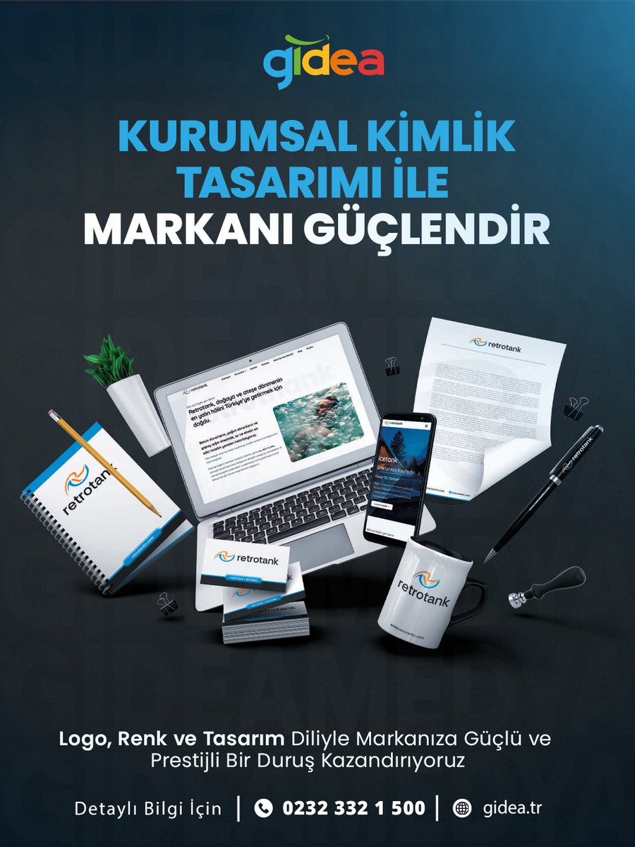 Gideamedya's tweet photo. Markanızın profesyonelliği, kurumsal kimliğinde gizlidir. 

Kalemden kupaya, web sitesinden kartvizite kadar her detayda tutarlı ve prestijli bir duruş için yanınızdayız.

Markanızı geleceğe hazırlamak için bizimle iletişime geçin.

🌐 https://t.co/rACWeEsbLi
📞 0232 332 1 500 https://t.co/ojiZtxQPET
