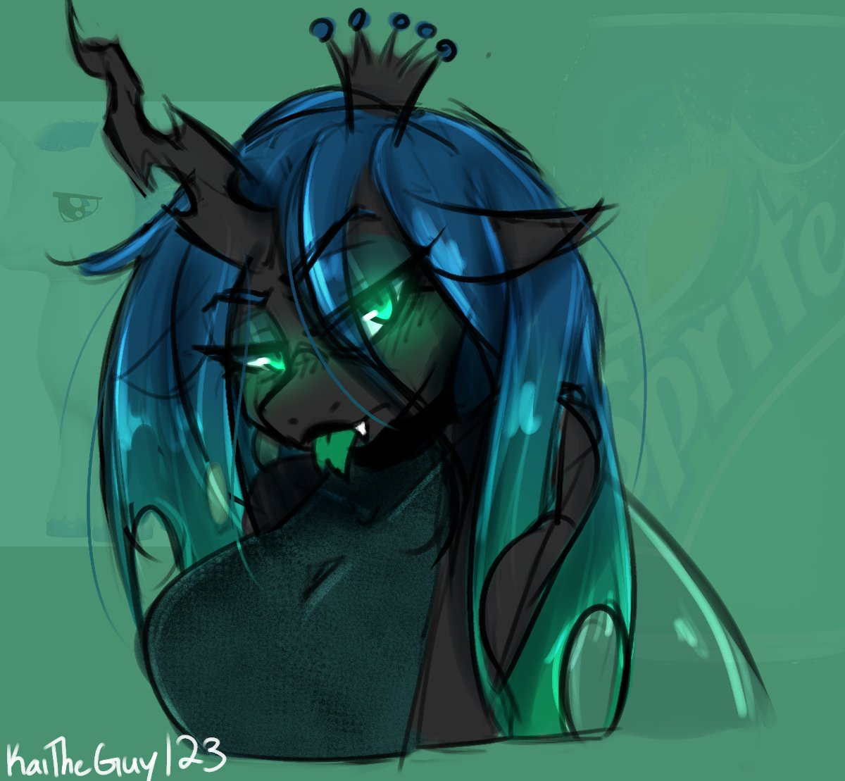 KaiTheGuy123's tweet photo. skected my favorite bug/pony thing; Chrysalis https://t.co/UzukLCIz9A