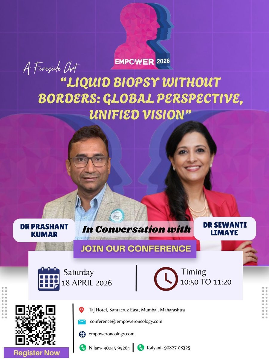 Prashant Kumar, CSO-DATAR CANCER GENETICS tweet media