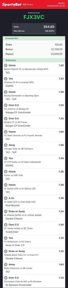 congratulationsodds💰⚽️ tweet media