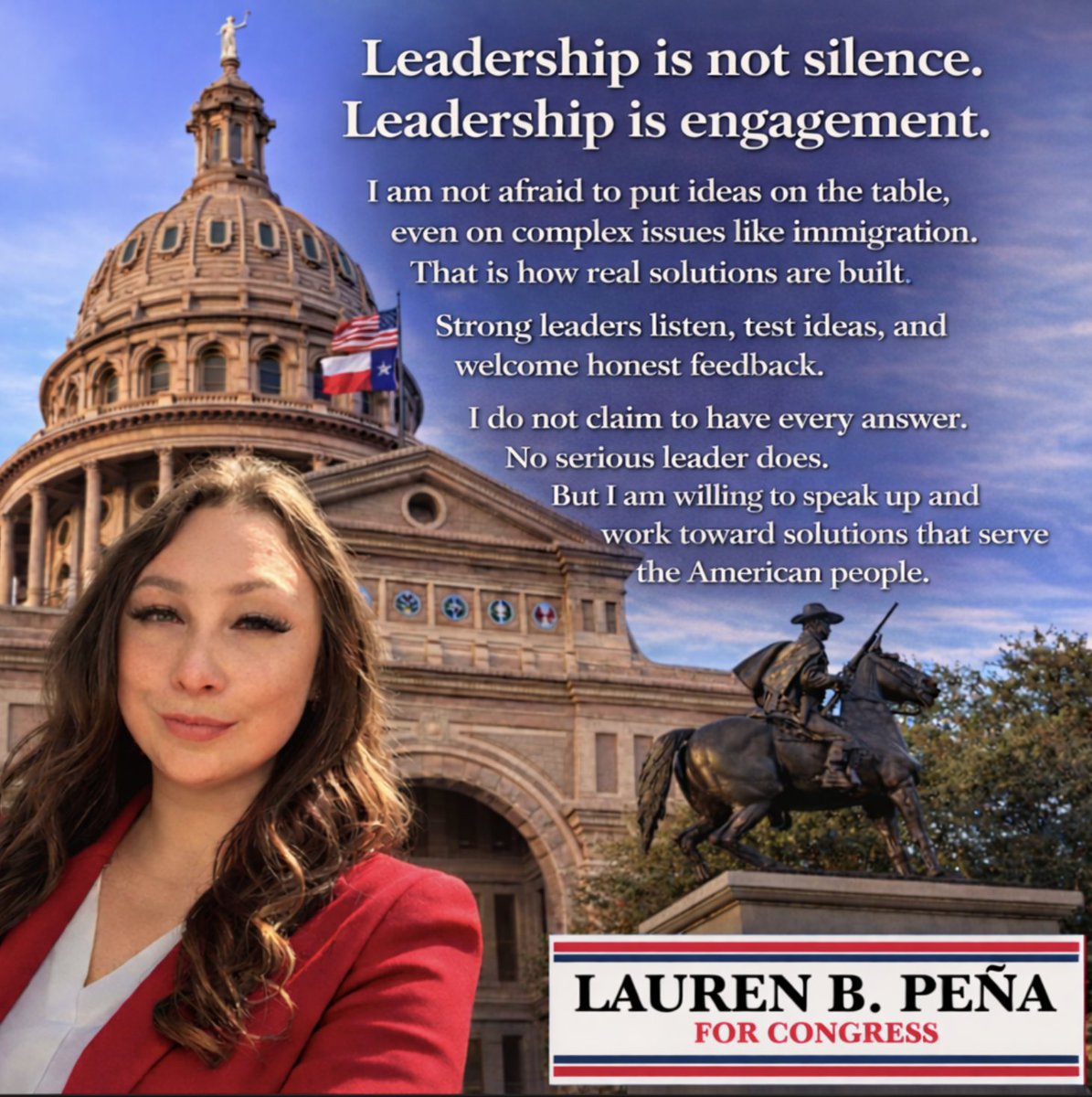 Lauren B. Peña for Congress tweet media