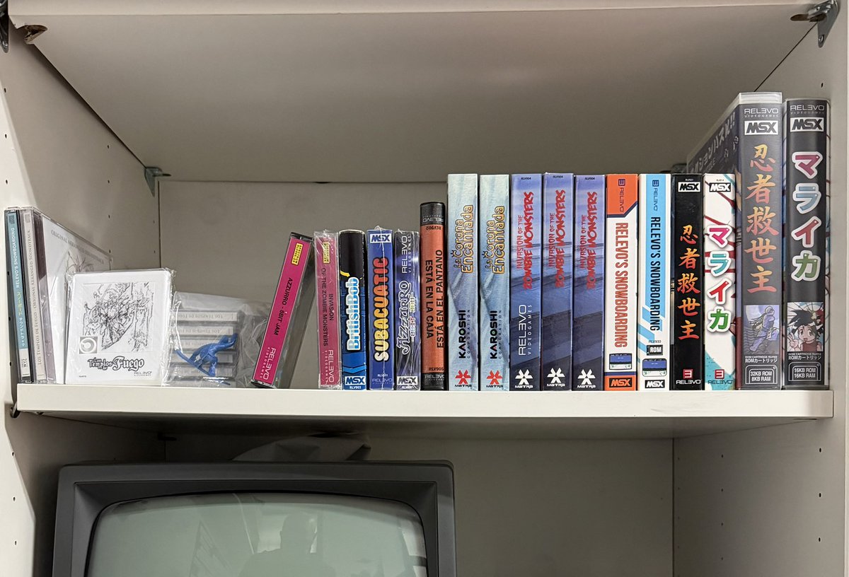 REL3VO's tweet image. Every physical release from our games for vintage microcomputers. That’s something to be proud of! ✨🕹️ #msx #spectrum #amstrad @star2024