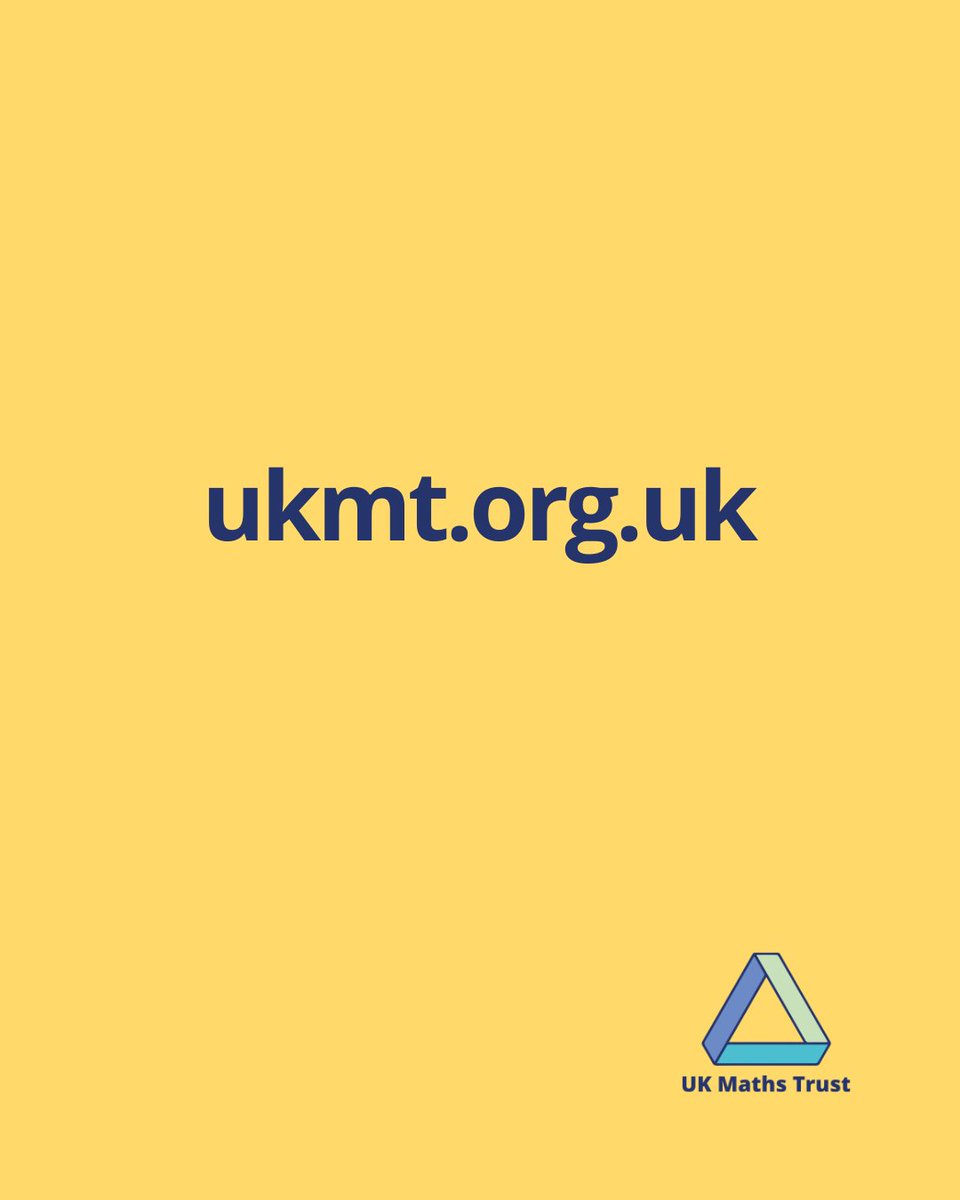 UK Maths Trust tweet media