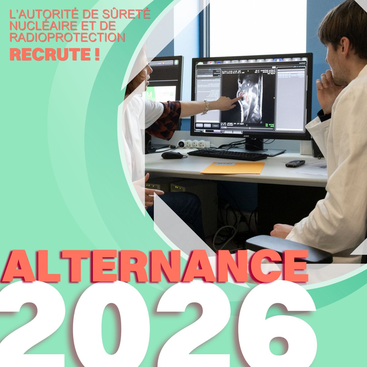 ASNR_FR's tweet image. #Recrutement 🚀 #ALTERNANCE – CAMPAGNE 2026 : REJOIGNEZ-NOUS !
💼 Vous êtes #étudiant(e)s et vous recherchez un contrat d’#apprentissage pour septembre 2026 ?

🔗Consultez nos offres ici : asnr-career.talent-soft.com/offre-de-emplo…
#RH
