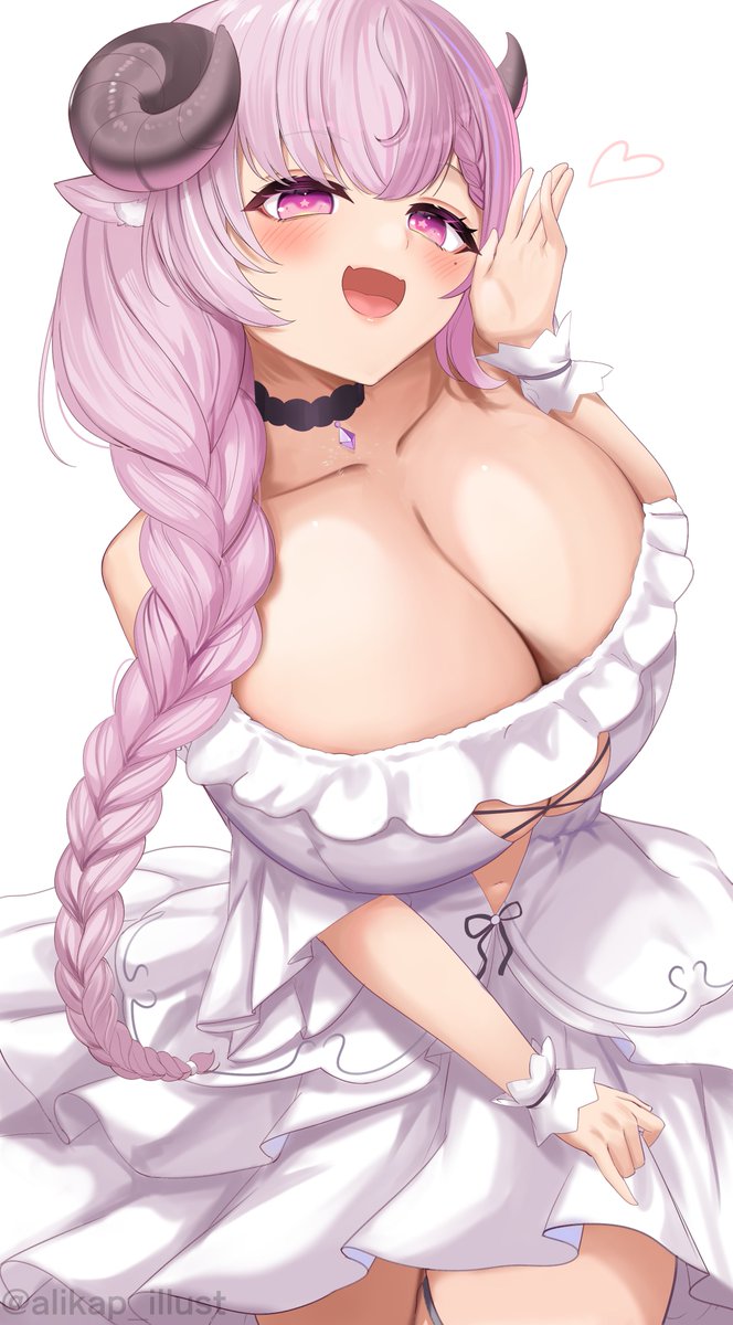 #めぇアート
「どこ見てるのかな～?」 