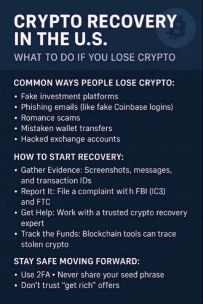 MarriedMornings's tweet image. ⚠️ Stay alert

Crypto scams are increasingly common.
If something feels off, pause and verify before taking action.
Avoid sending more funds and keep all records secure.

Explore official reporting channels and support options. Protect your assets.

#ScamAlert #CryptoSafety