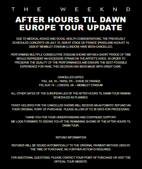 The Weeknd France tweet media