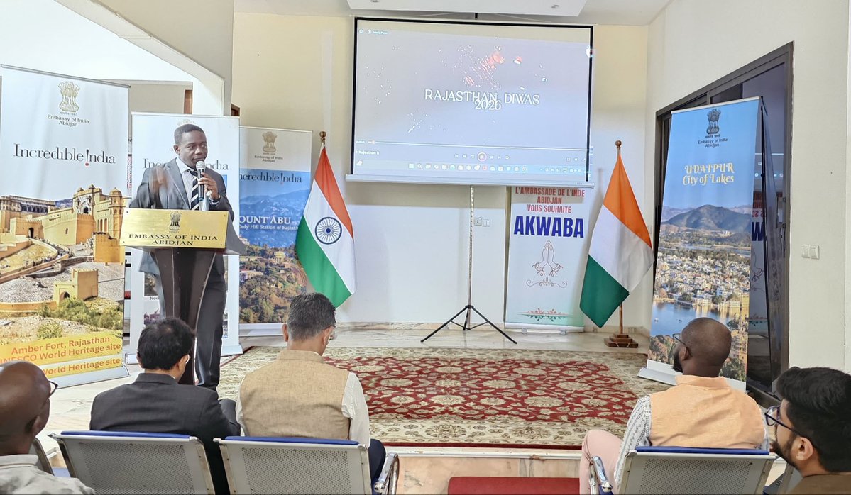 India in Ivory Coast tweet media