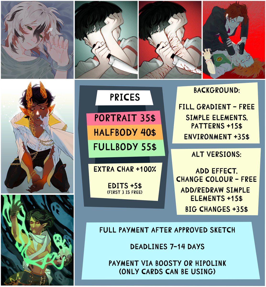 deg ♋ | comms open tweet media