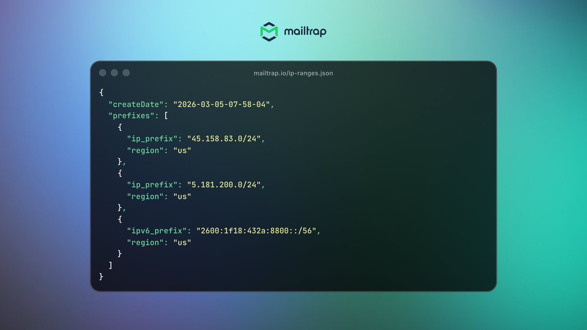 Mailtrap tweet media