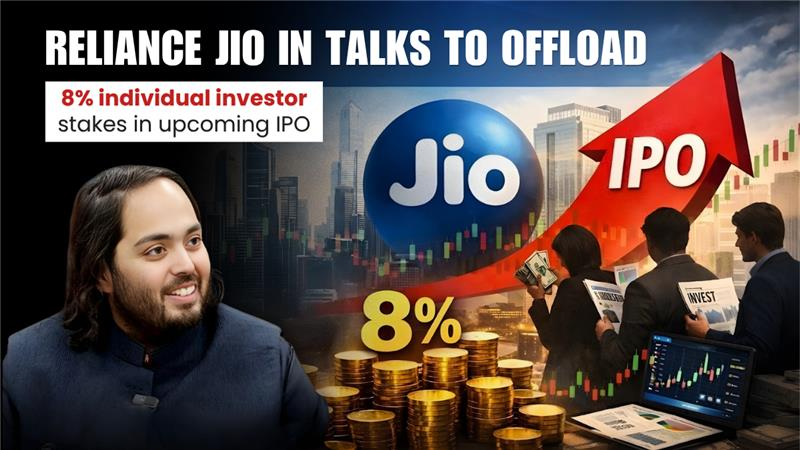 NewsKiDuniya6's tweet image. Big move in the telecom world! Reliance Jio is reportedly in talks to offload an 8% stake to individual investors ahead of its much-anticipated IPO  opening the door for greater retail participation, #RelianceJio #IPO #StockMarket #Investing #IndiaMarkets