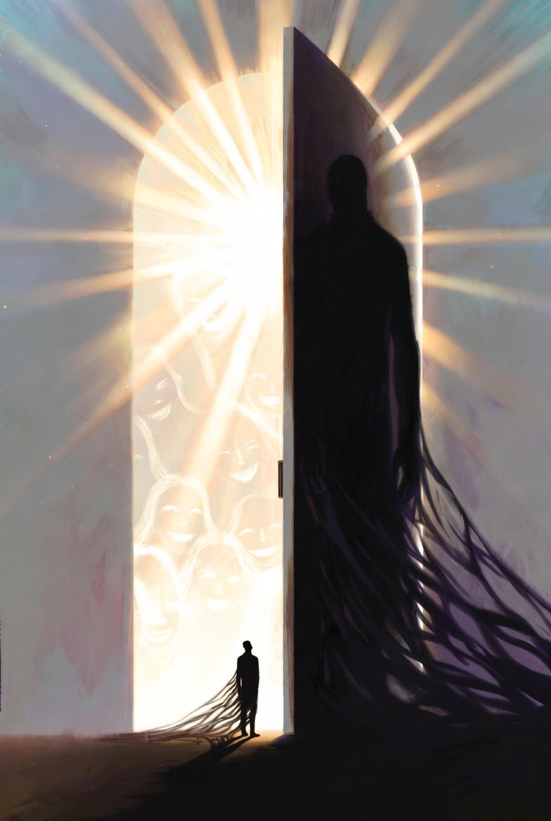 Hakk’ın Kapısında Bir Gölge

Kapısına vardım Hakk’ın, gönlüm titrek, yolum uzun
İçeride bin dost çağırır: “Gel ey kul, yerin hazır bugün.”
Her yüz güler, her dil rahmet, her nefes “Hoş geldin.” der
Lakin kapıda bir gölge, içime soğuk korku serper

Der ki bana: “Sen kim oldun, bu