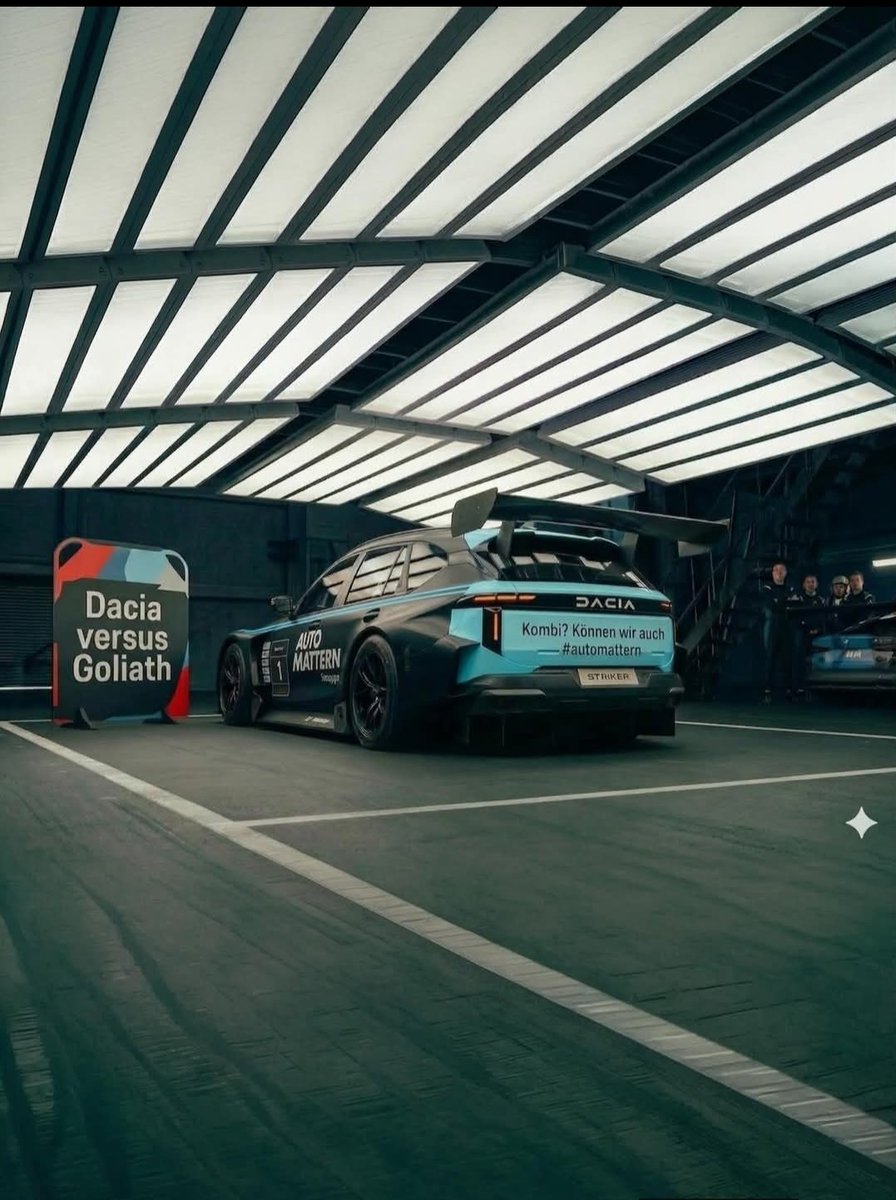 19Ronny95's tweet photo. Dacia tut es wirklich 😯

Wir dachten uns: Wenn BMW einen M3 Touring baut fürs 24 Stunden Rennen 2026 am Nürbungring, braucht die Welt eine Antwort, die nicht nach „Privatjet“, sondern nach „Pommes Schranke“ schmeckt.

Dürfen wir vorstellen: Der Dacia Striker GT3

#24h #april https://t.co/oySPlQOPlS