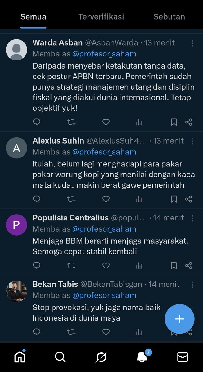 PROFESOR SAHAM tweet media