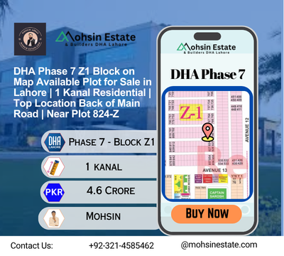 smohsinabbass's tweet image. Plot in DHA Phase 7 Block Z1 
Inventory Overview: mohsinestate.com/property-type/…
Listing Information: mohsinestate.com/property/dha-p…

Google Map Location: maps.app.goo.gl/MoqboPd3FL4KZ7… 

DHA Phase 7 Z1 Block on Map Available Plot for Sale  Near Plot 824-Z #DHAphase7 #Z1Block