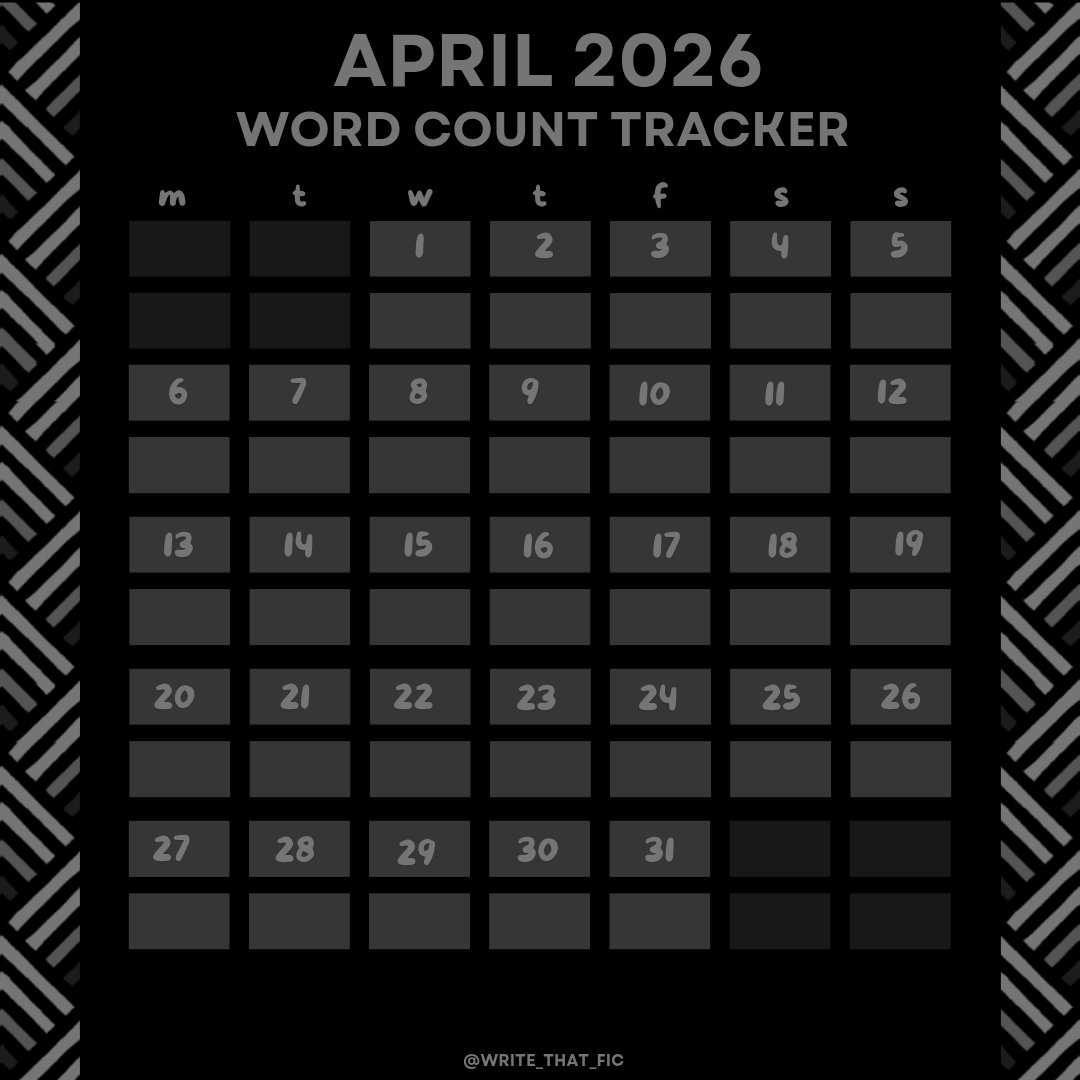 WriteThatFic - April 2026 tweet media